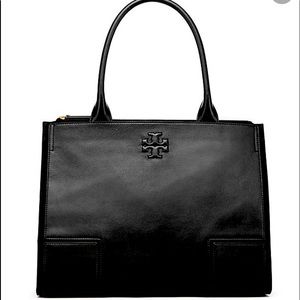 Ella Canvas leather tote